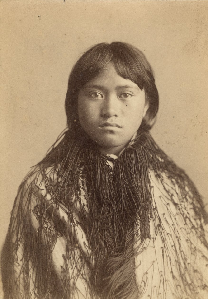 Ruto Rawira, c.1880 (impressão do álbum) de Foy Brothers Studio