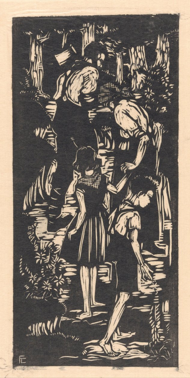 Hansel e Gretel (título original no objeto) de Fré Cohen (signed by artist)