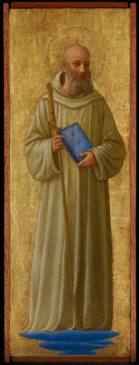 Saint Romuald, c.1440 (têmpera no painel) de Fra Angelico
