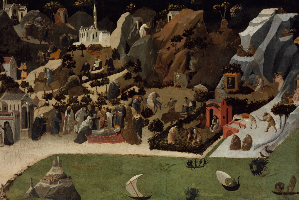 Cenas da Vida dos Padres do Deserto (Thebaid) de Fra Angelico