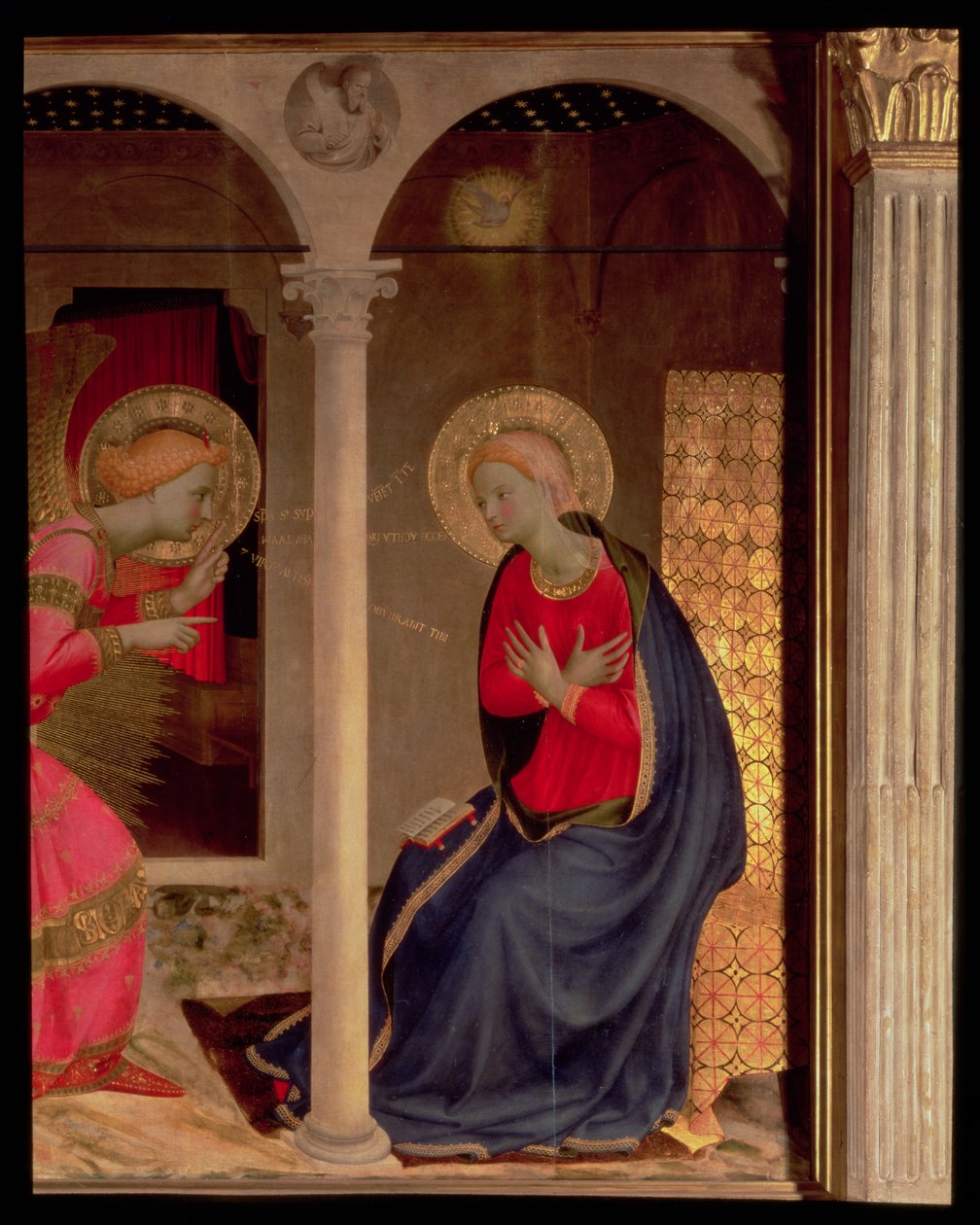 A Anunciação (detalhe) de Fra Angelico
