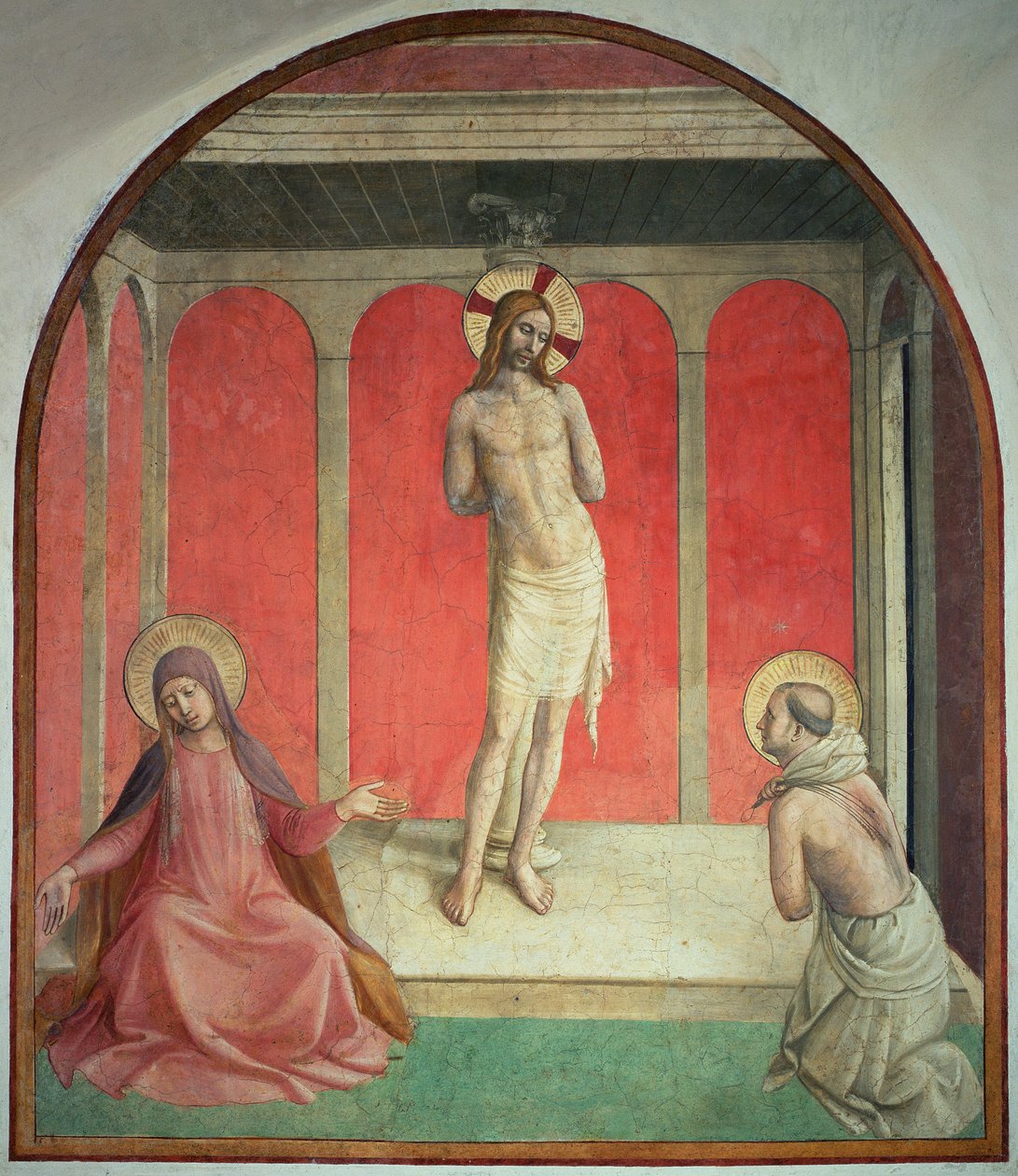 A Flagelação, 1442 de Fra Angelico