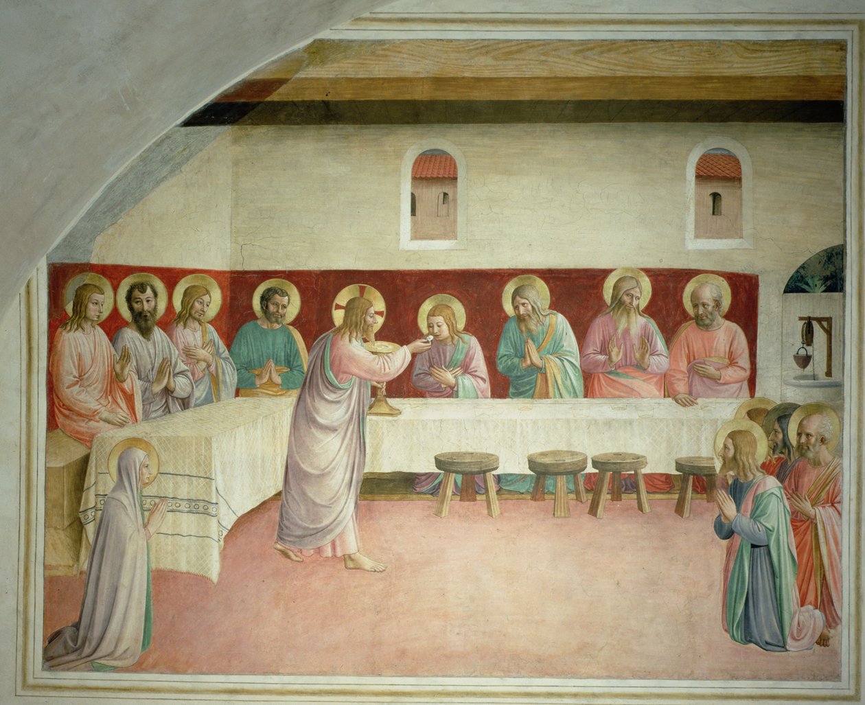 A Última Ceia, 1442 de Fra Angelico