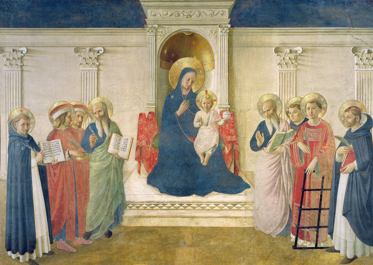 A Madonna das Sombras, 1450 de Fra Angelico