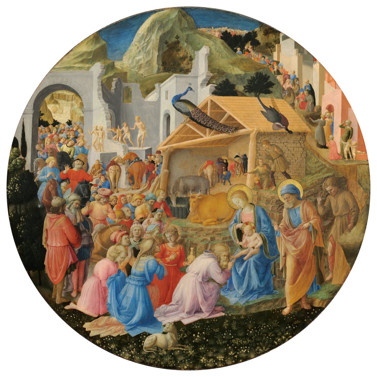 A Adoração dos Magos de Fra Angelico and Fra Filippo Lippi