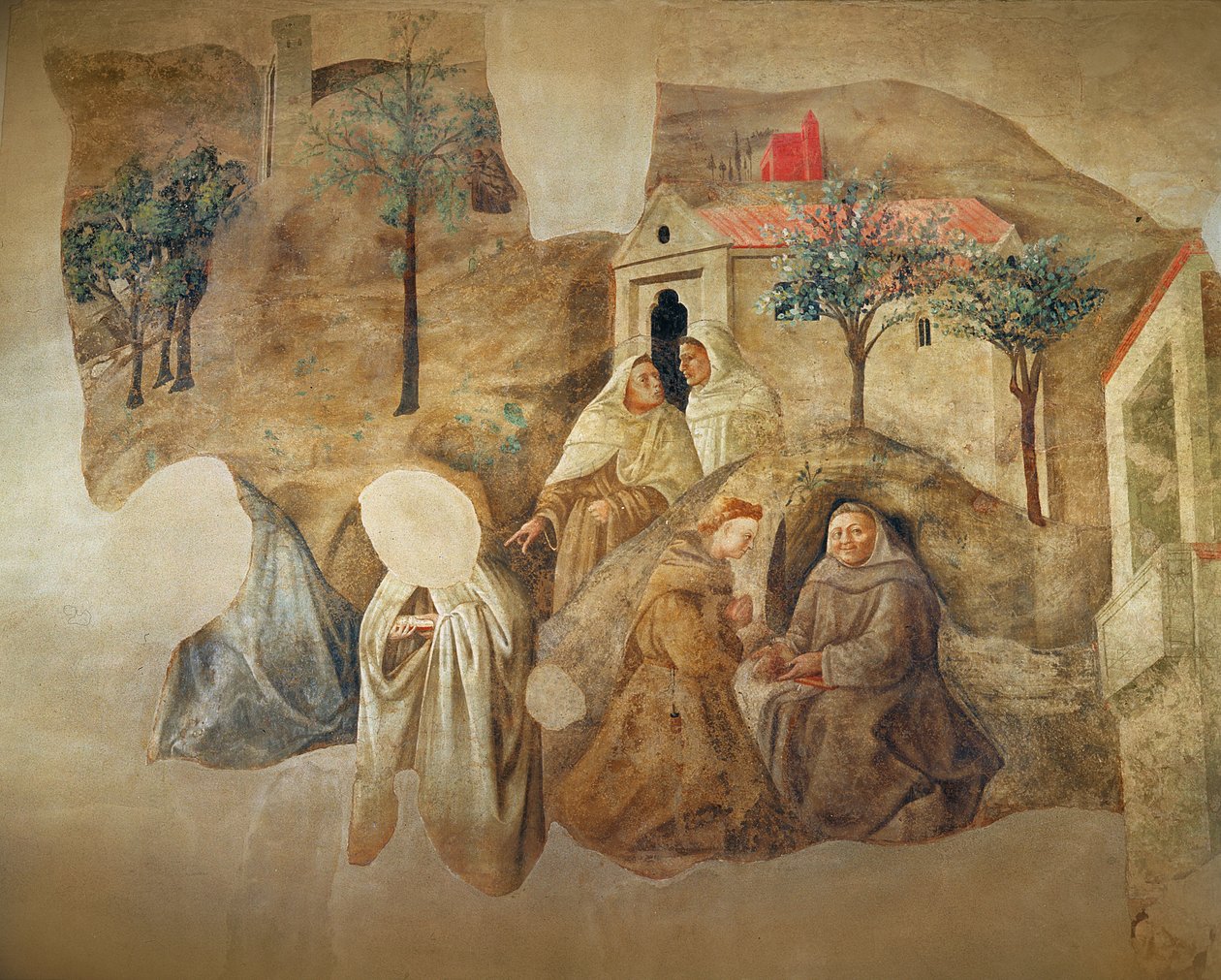 A Reforma da Regra Carmelita, c.1422 de Fra Filippo Lippi