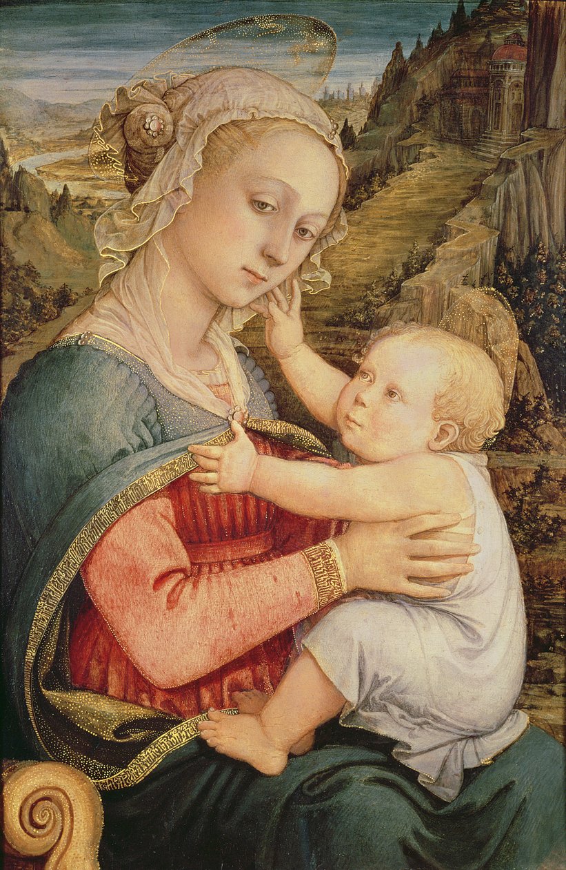 Virgem e criança, c.1465 de Fra Filippo Lippi
