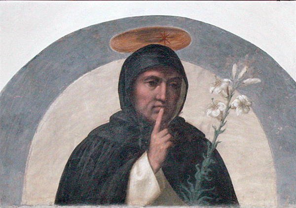 São Domingos (c.1170-1221) (fresco) de Fra Bartolomeo