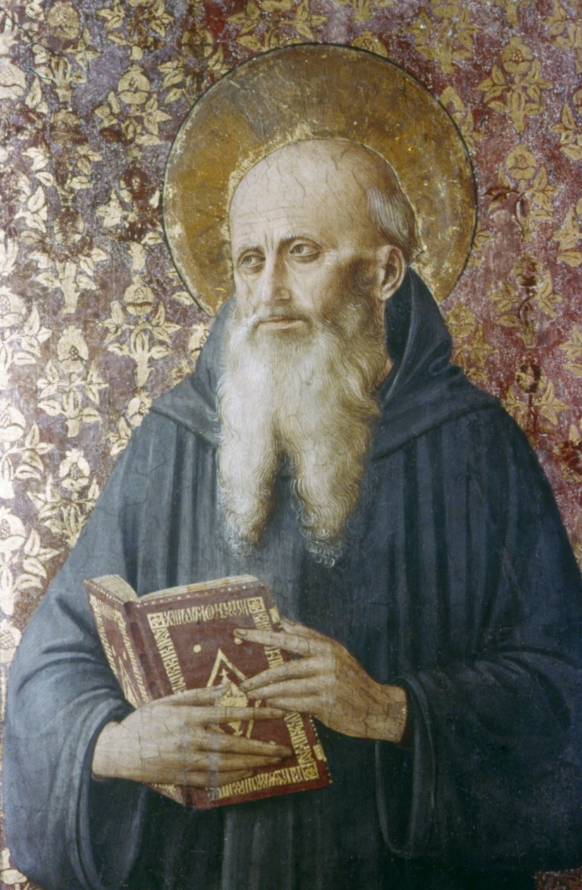 Afrescos de Fra Angelico representando São João para a capela privada do Papa Nicolau V no Vaticano (c. 1448-9) fresco) de Fra  Angelico