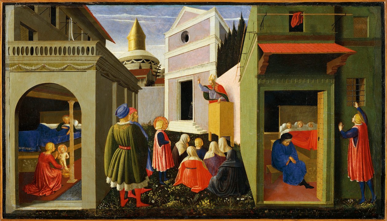 Itália, Roma, Histórias de São Nicolau de Fra (c.1387 1455) Angelico