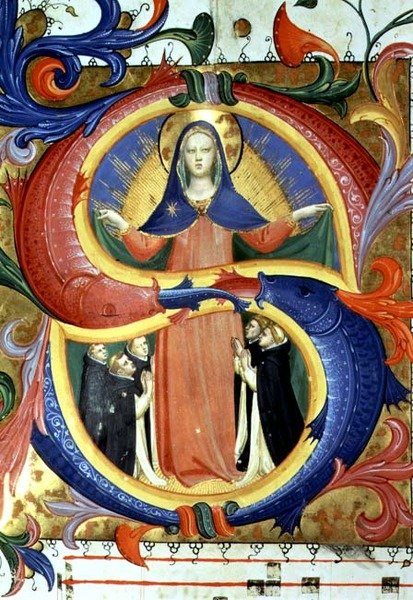 Sra. 558 f.156v Historiated 