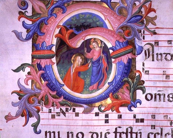 Ms 558 f.64v Historiated 