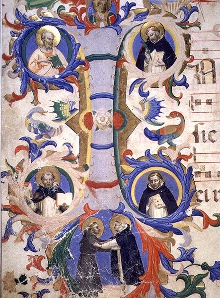 Sra. 558 f.67v Historiated 