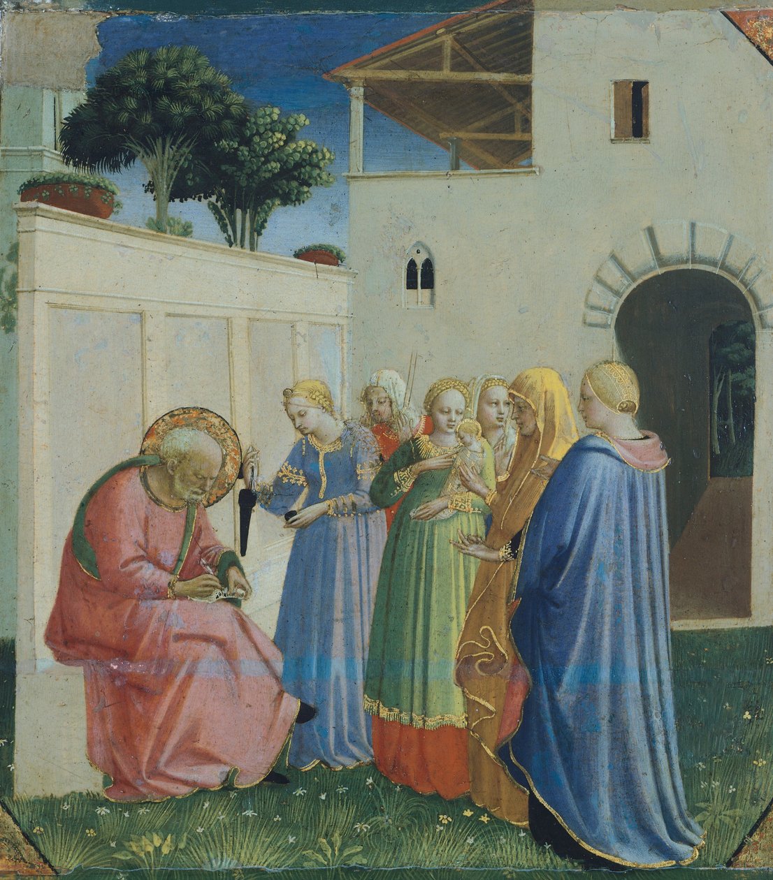 O Nome de São João Batista, por volta de 1430 (tempera sobre madeira) de Fra (c.1387 1455) Angelico