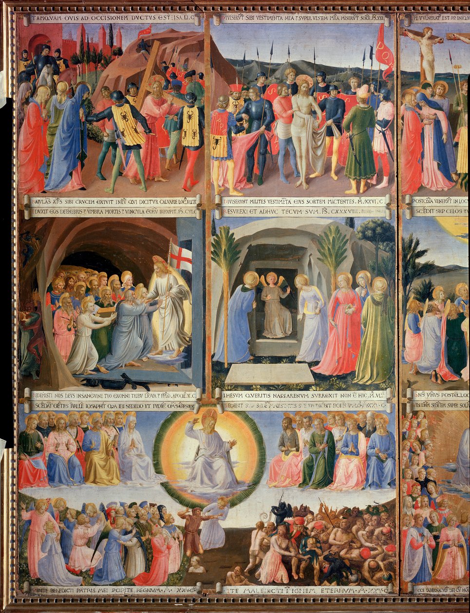 Vida de Cristo, Armadio degli Argenti. (Tempera sobre madeira de Fra  Angelico