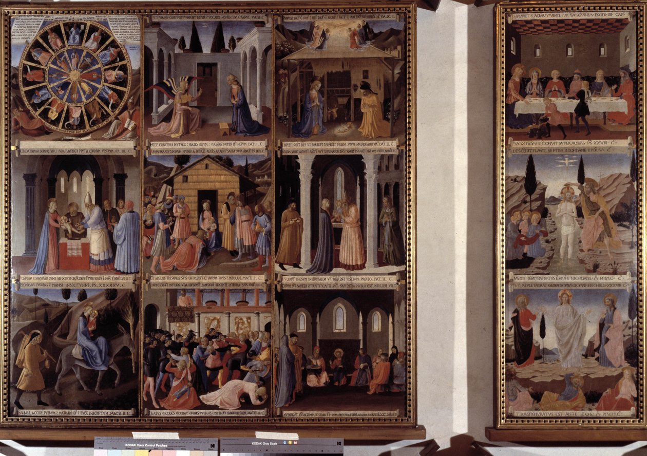 Cena da Vida de Cristo de Fra  Angelico