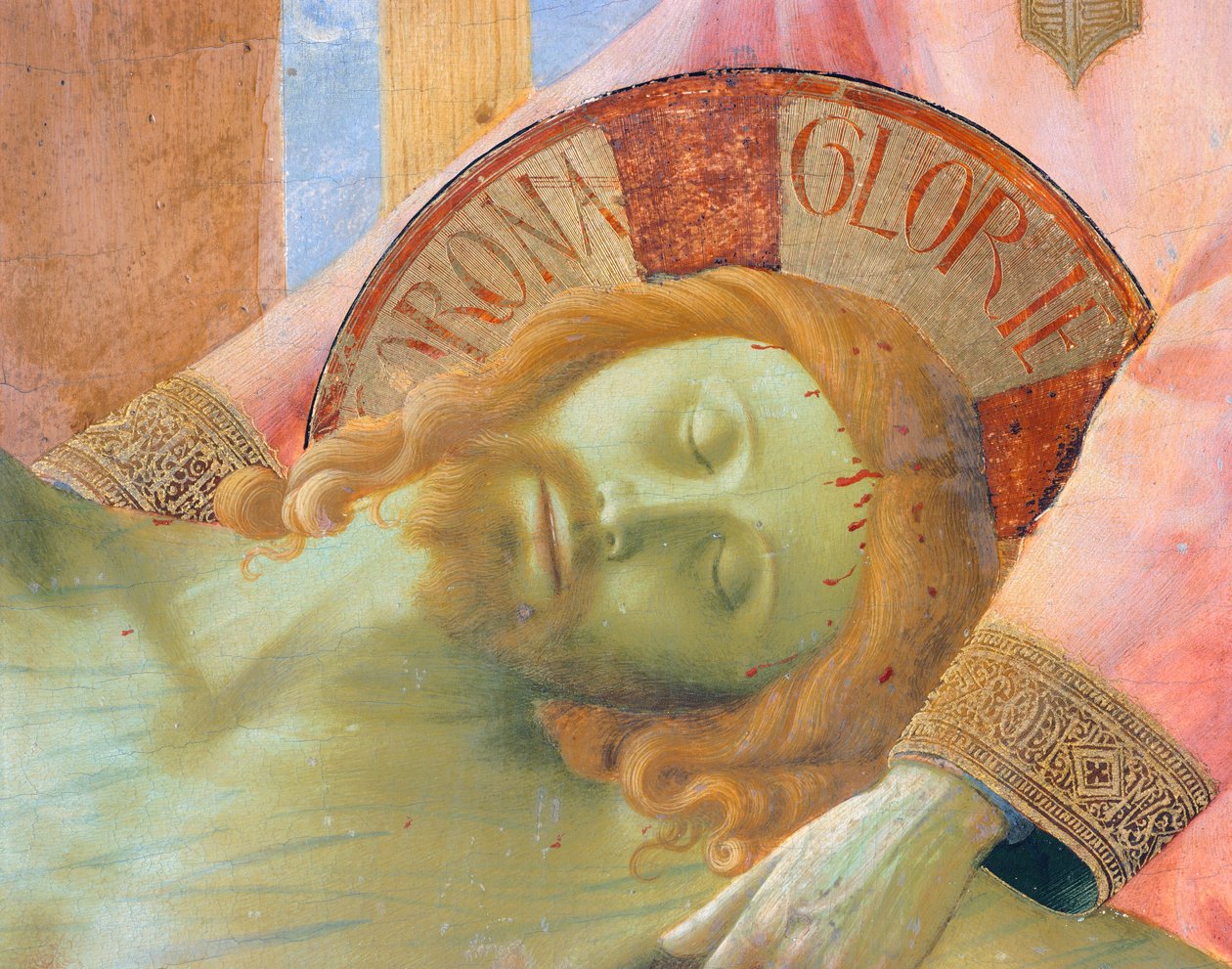 A Deposição da Cruz ou o Retábulo da Santíssima Trindade, ca 1432, de Giovanni da Fiesole conhecido como Fra Angelico (1400-ca 1455), têmpera sobre madeira de Fra (c.1387 1455) Angelico
