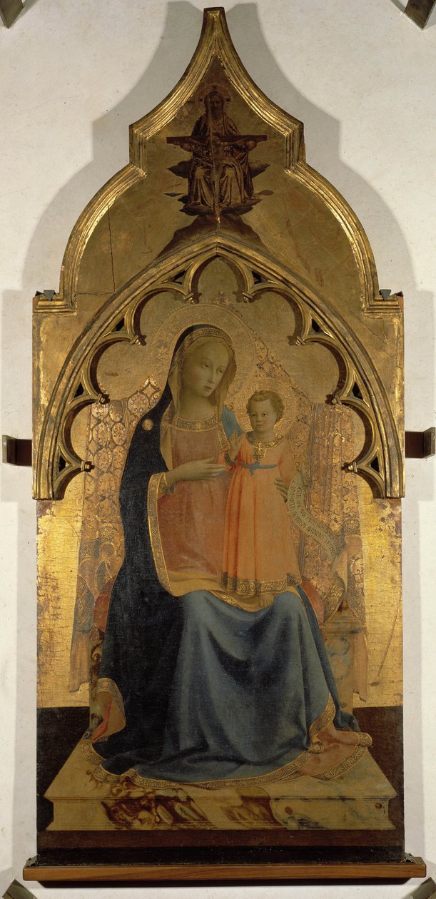 A Madonna tem a Criança de Fra  Angelico