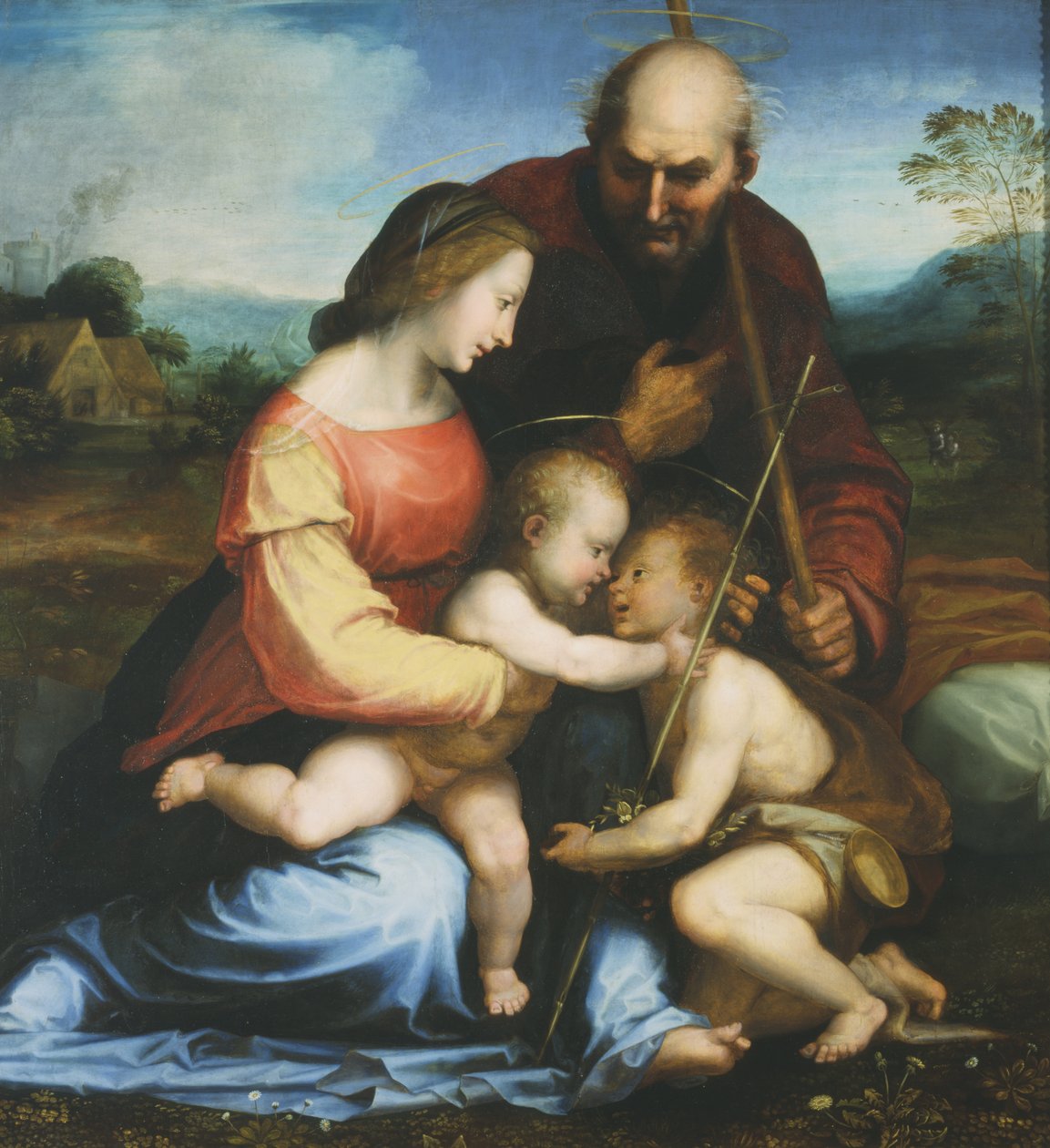 Sagrada Família e São João de Fra 1472 1517 Bartolommeo