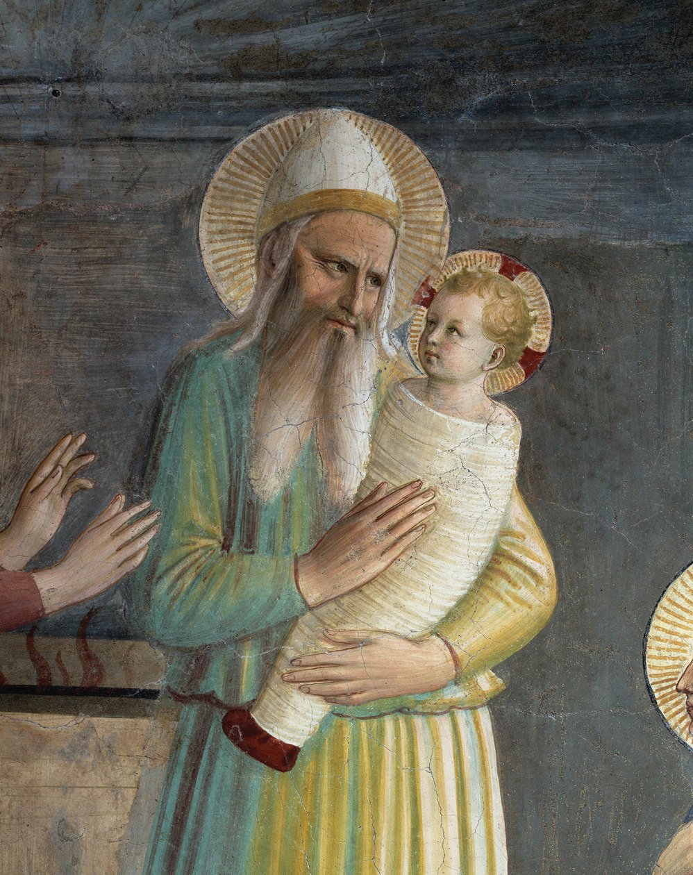 A apresentação de Cristo no templo de Fra Angelico