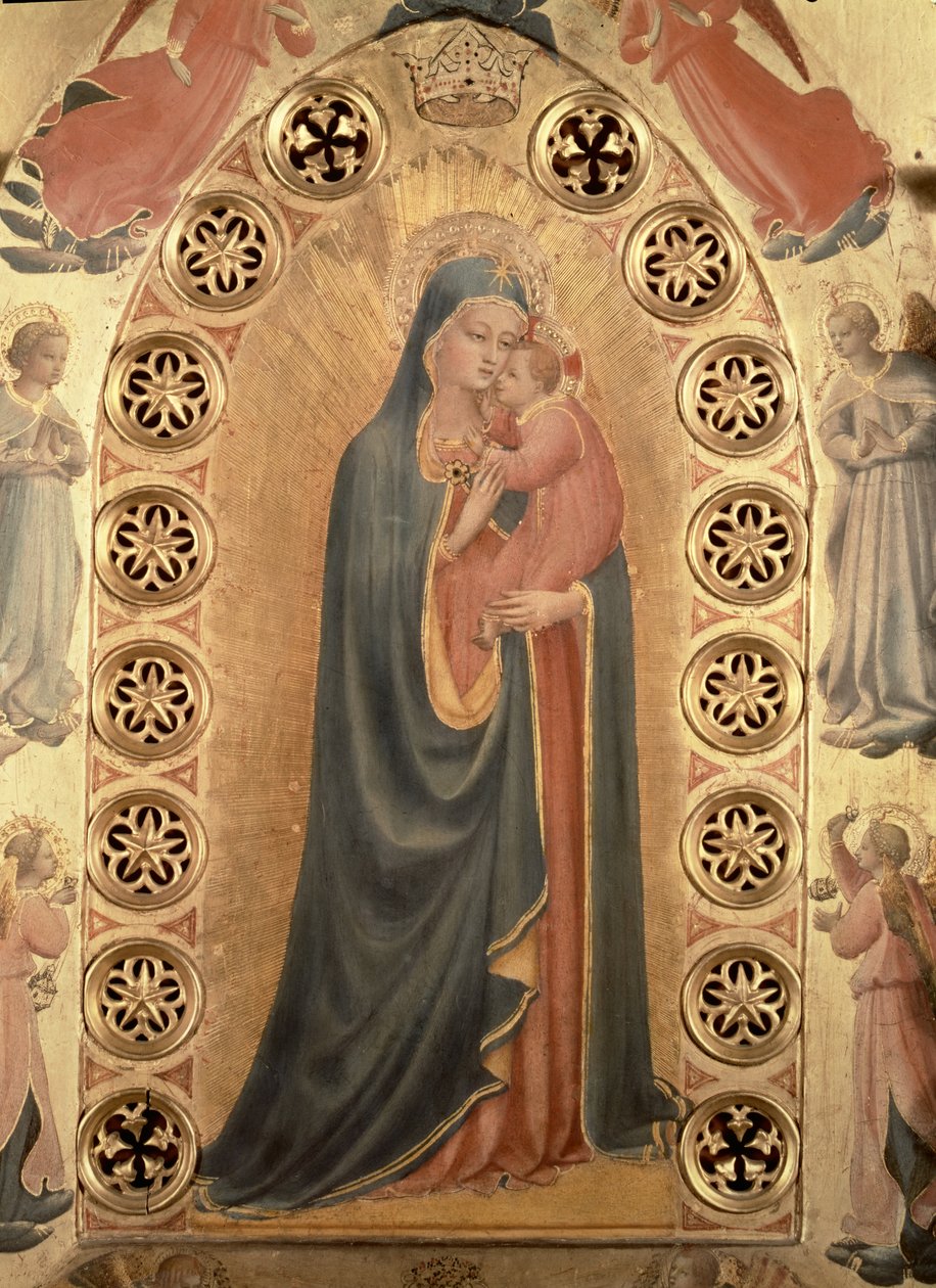 Madonna das Estrelas (veja também 230331) de Fra Angelico