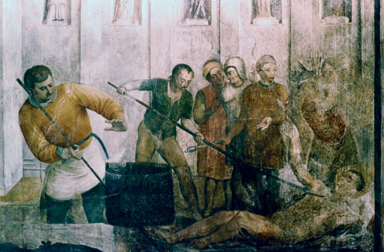 Martírio de São Lourenço, meados do século XV de Fra Angelico