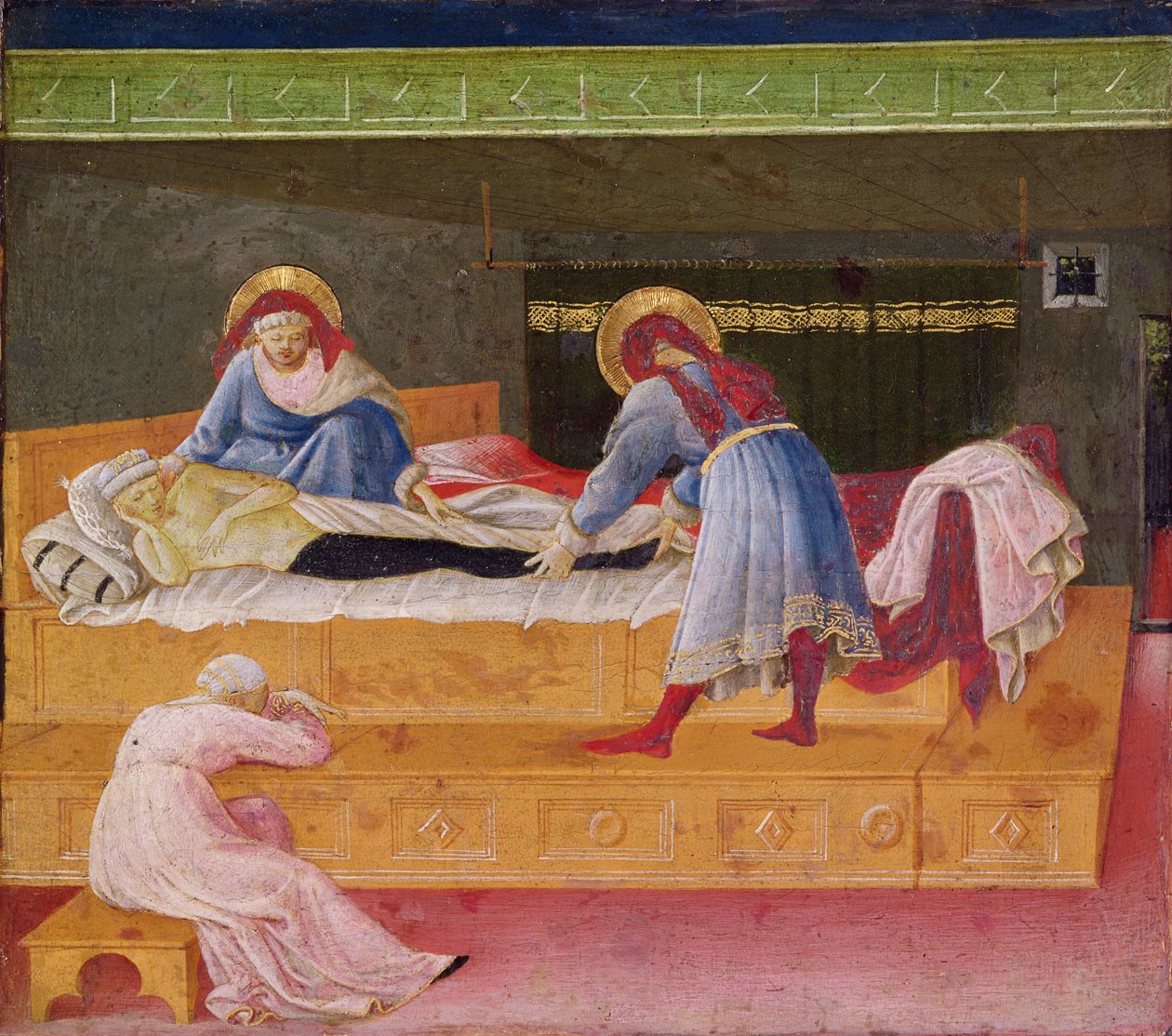 Santos Cosmas e Damião Cura Justino, 1445 de Fra Angelico
