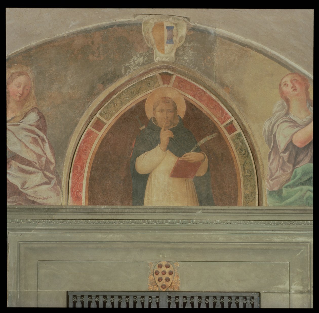 São Pedro Mártir pedindo silêncio de Fra Angelico