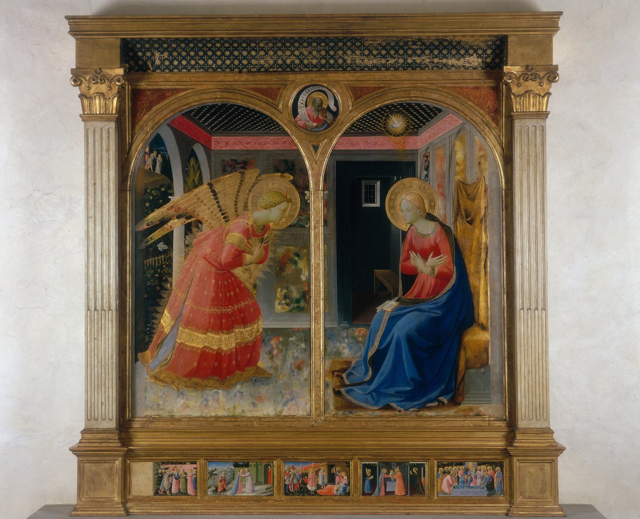A Anunciação, c.1432 (tempera no painel) de Fra Angelico
