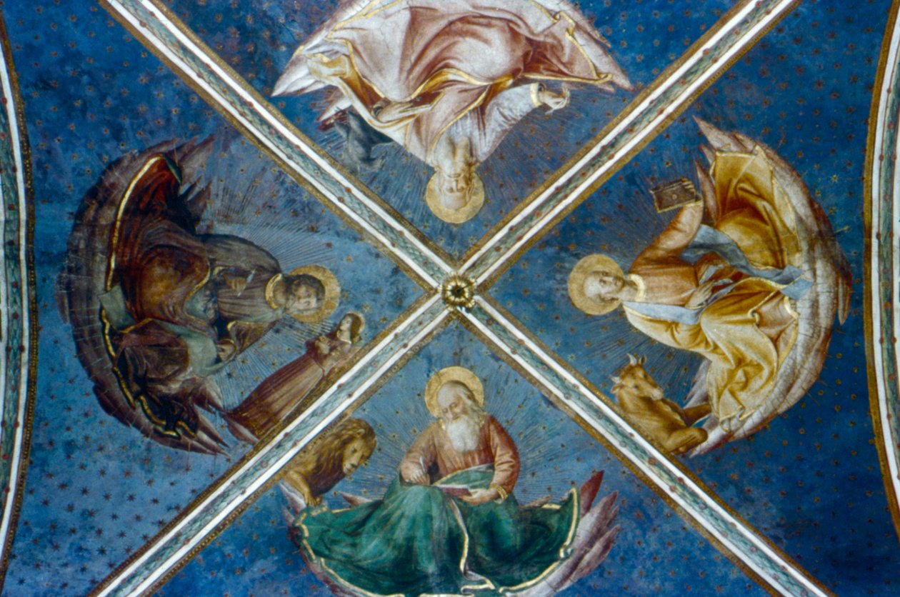 Os quatro evangelistas, meados do século XV de Fra Angelico