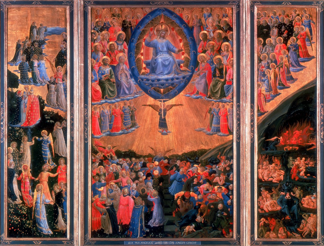 O Último Julgamento, c1420-1455 de Fra Angelico