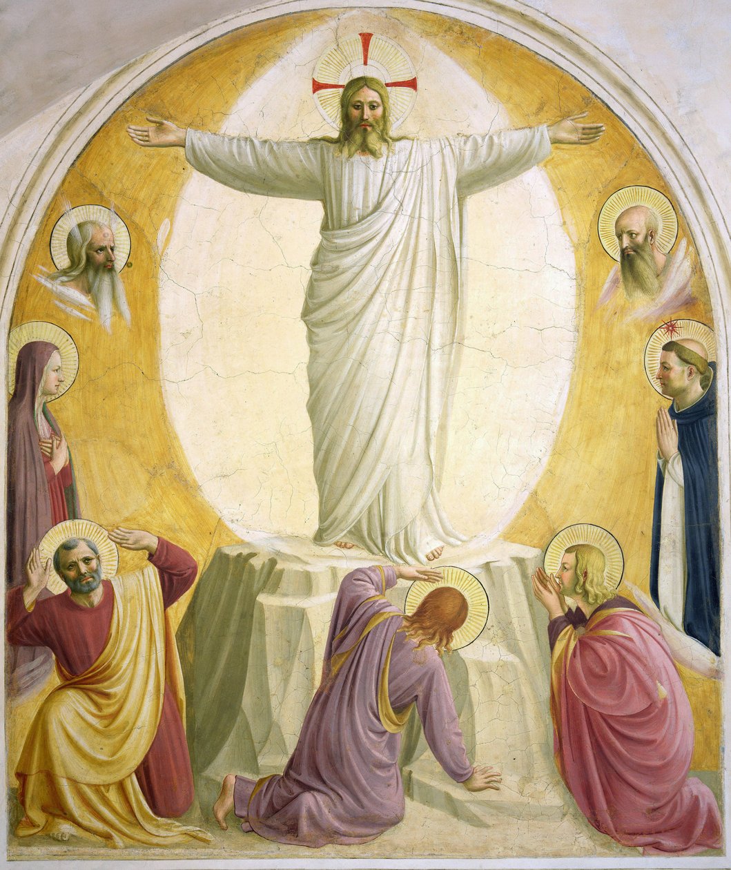 A Transfiguração de Jesus - Angelico, Fra Giovanni, de Fiesole de Fra Angelico