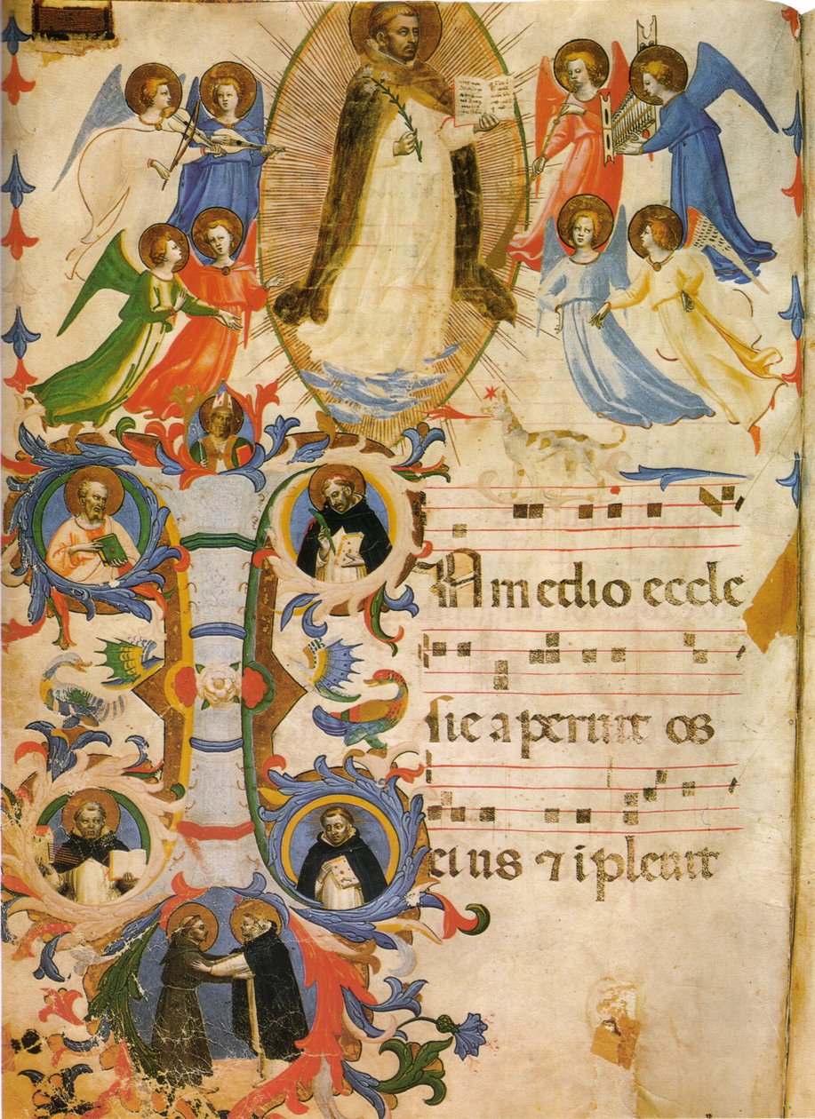 são domingos em glória de Fra Angelico