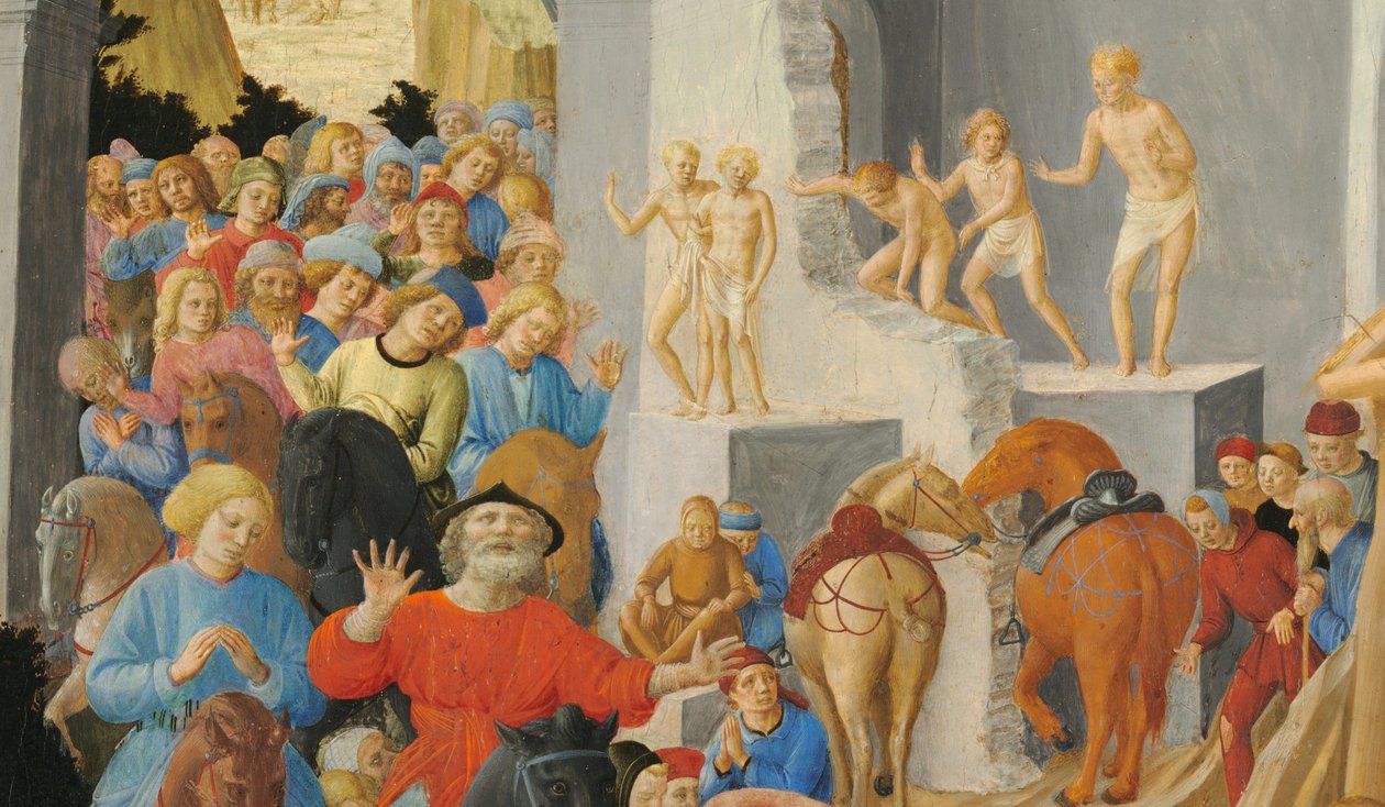 A Adoração dos Magos de Fra Angelico and Fra Filippo Lippi