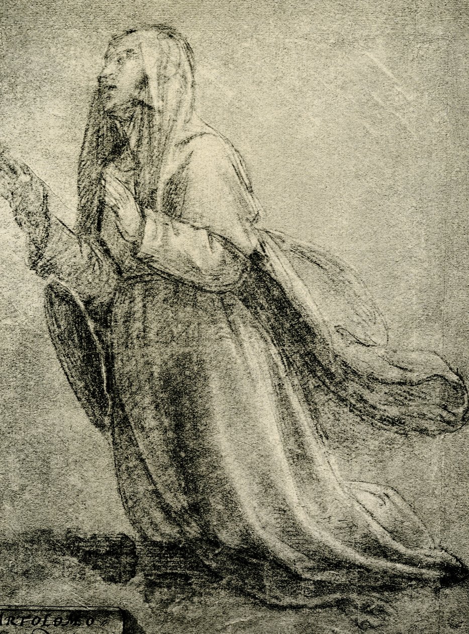 Estudo sobre Santa Catarina de Siena de Fra Bartolomeo