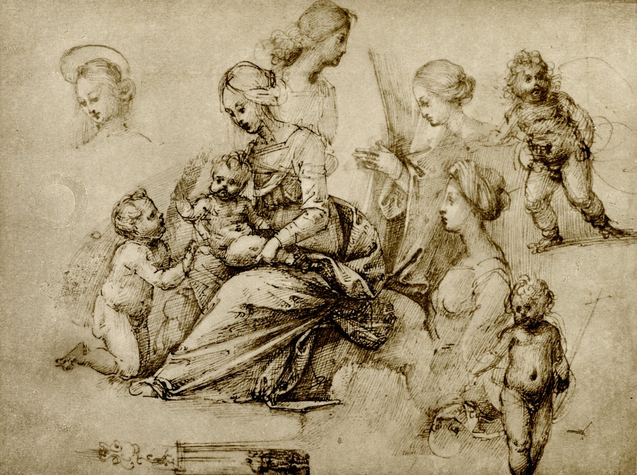 Estudo sobre uma Madonna de Fra Bartolomeo