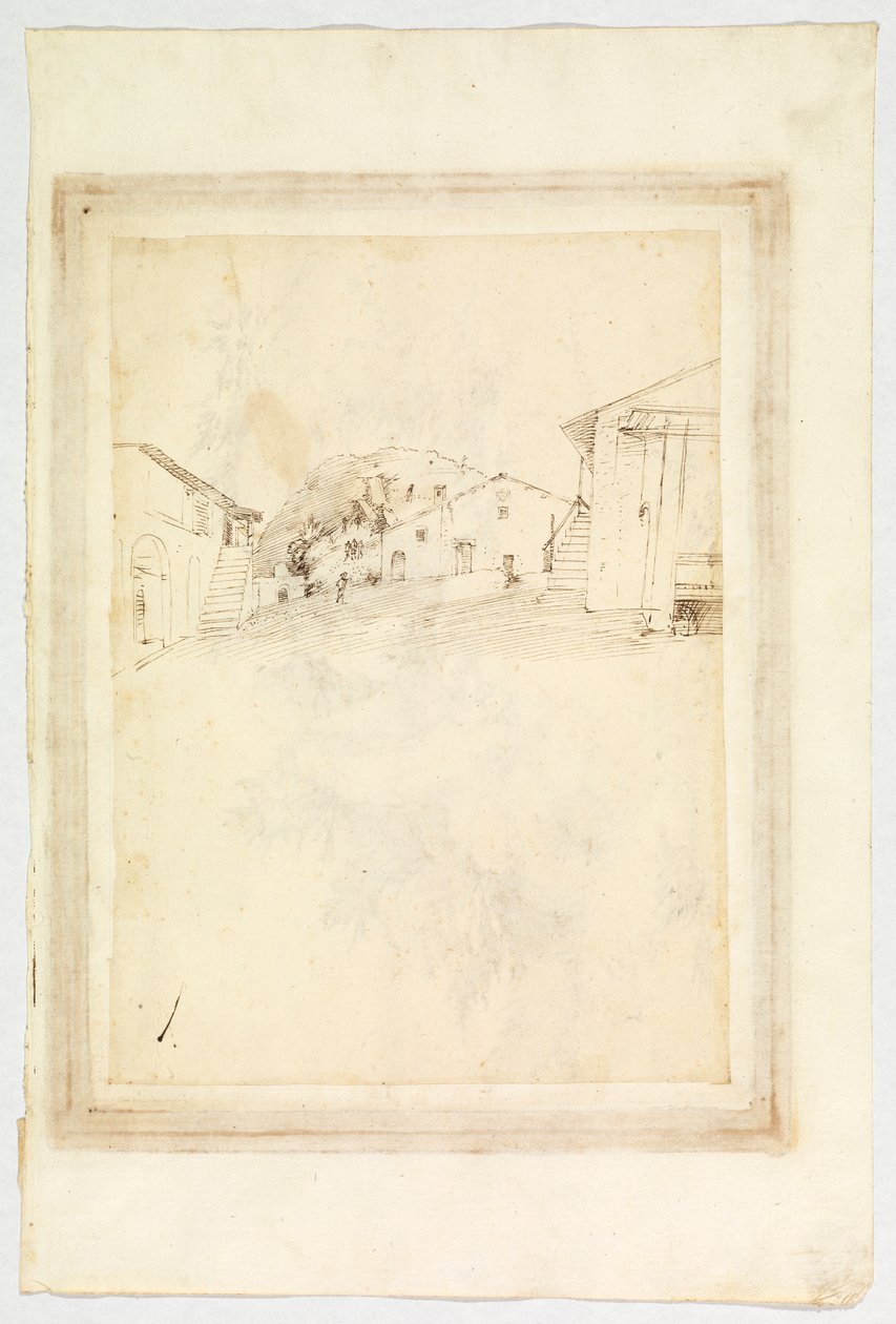 Vista de uma aldeia de Fra Bartolomeo