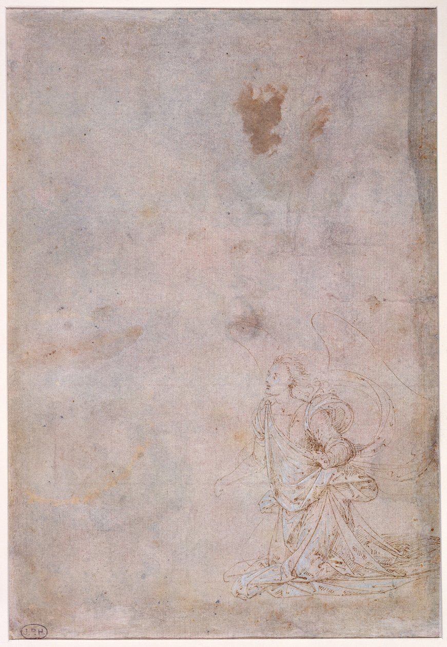 Um anjo ajoelhado de Fra Bartolommeo