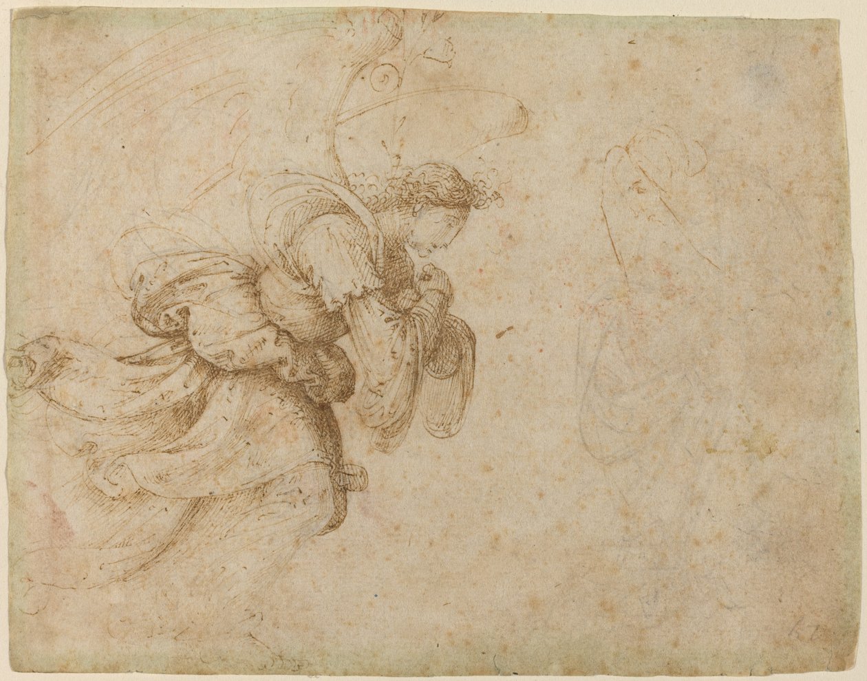 O Anjo da Anunciação [reto] de Fra Bartolommeo