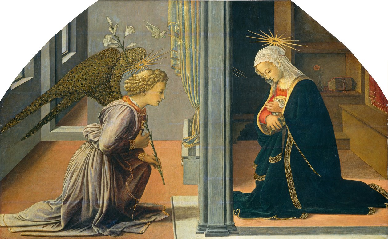 A Anunciação de Fra Filippo Lippi