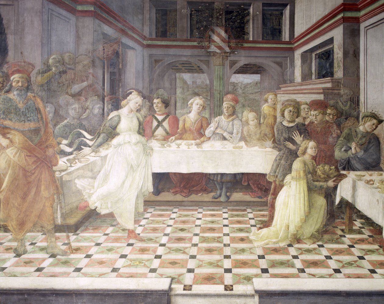 A festa de Herodes (veja também 60432) de Fra Filippo Lippi