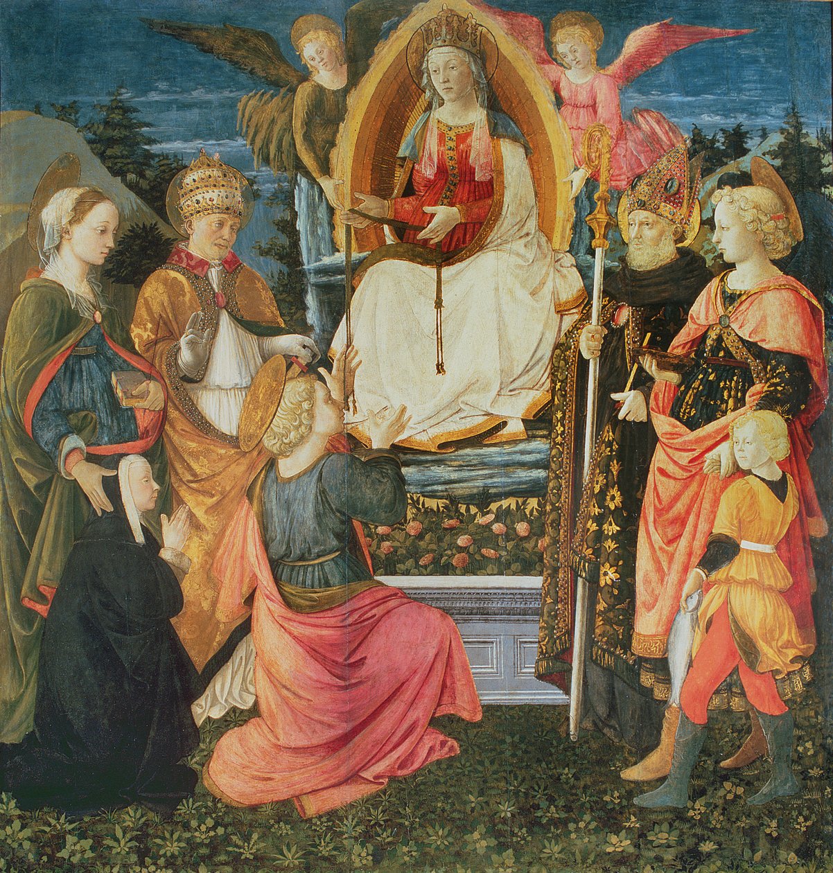 A Madona do Cinturão Sagrado, 1456 de Fra Filippo Lippi
