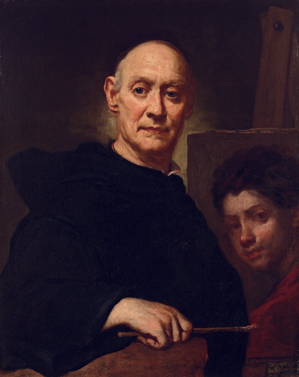 Italiano:  Autoritratto Autorretrato de Fra Galgario