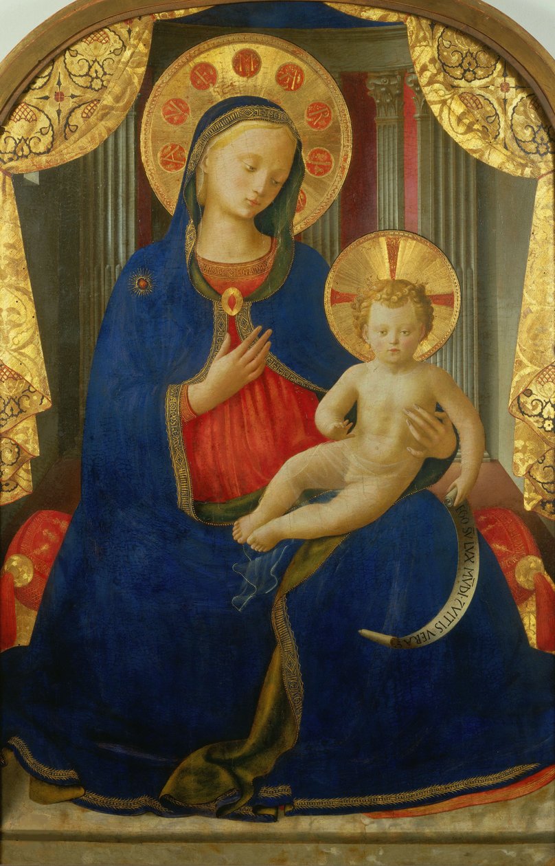 Madona da Humildade Madona da Humildade, ca 1435-1440. de Fra Giovanni Angelico da Fiesole