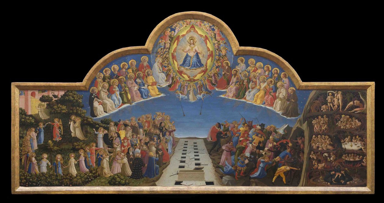 O Juízo Final, cerca de 1432. de Fra Giovanni Angelico da Fiesole