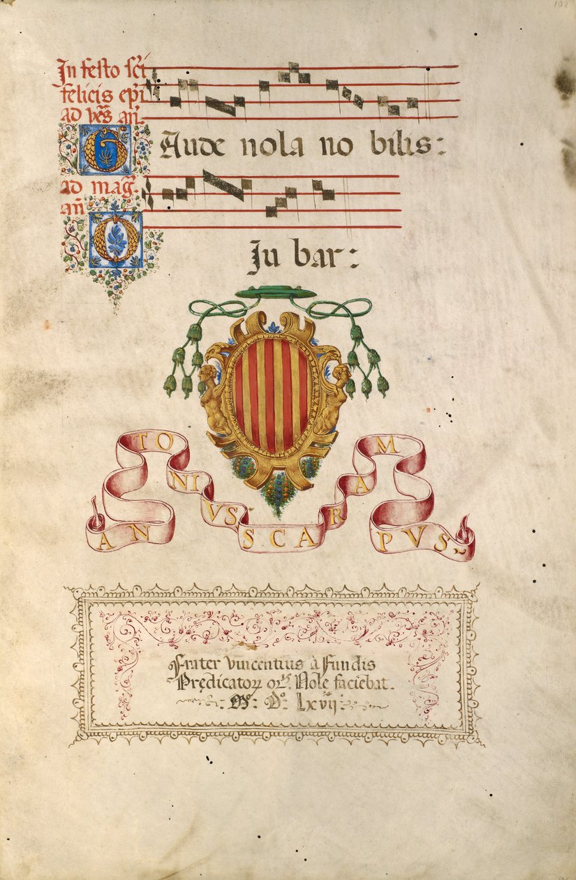 Brasão de armas de Fra Vincentius a Fundis