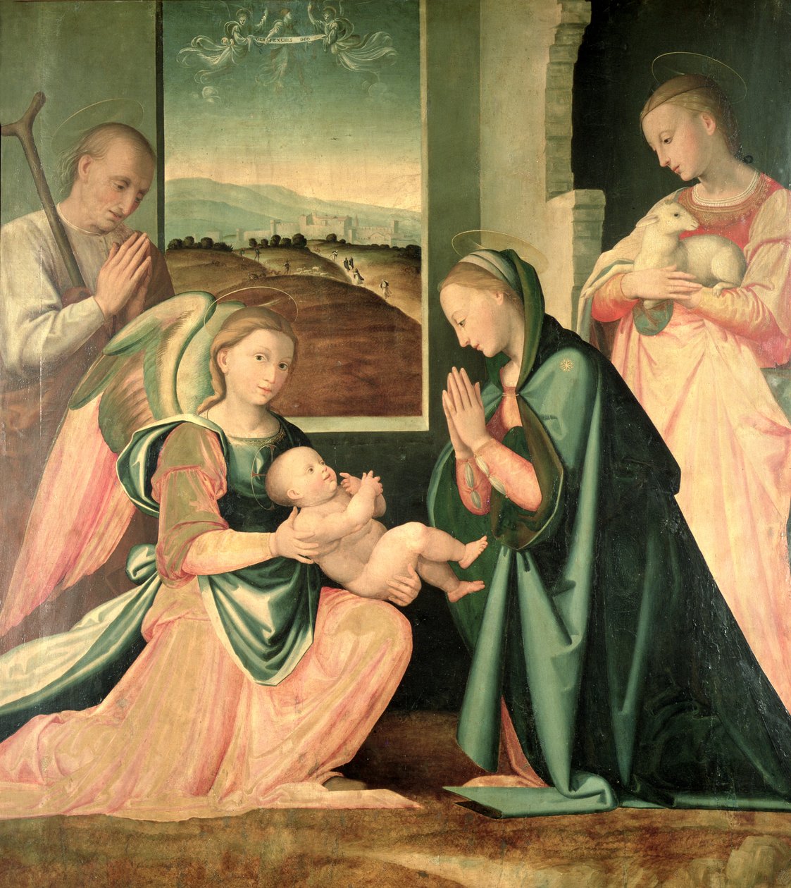 A Sagrada Família com Santa Inês de Fra da Pistoia Paolino
