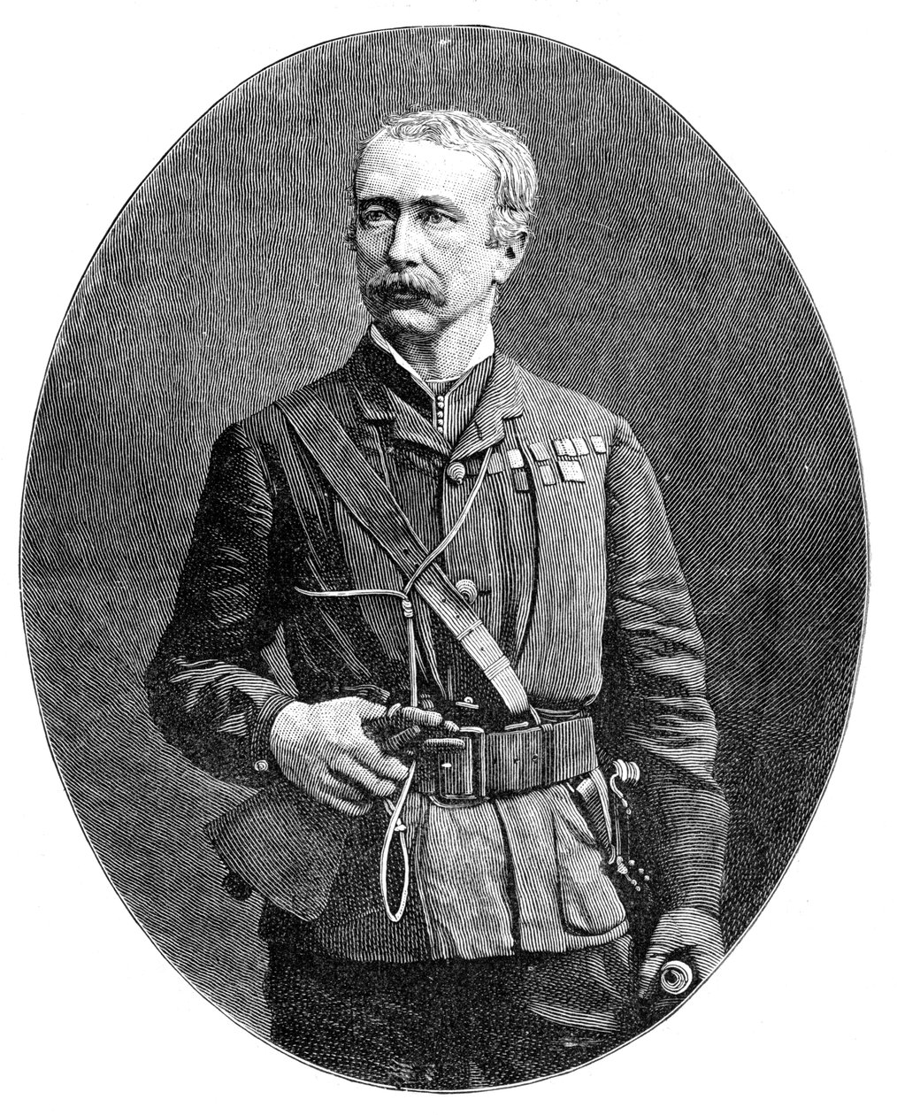Grandada Joseph Wolseley, 1º visconde Wolseley, soldado britânico nascido na Irlanda, 1900. de Fradelle and Young