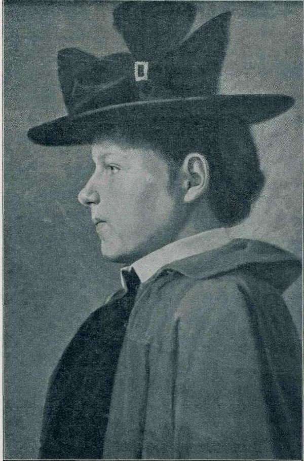 Senhora, com, chapéu de Franc Horvat