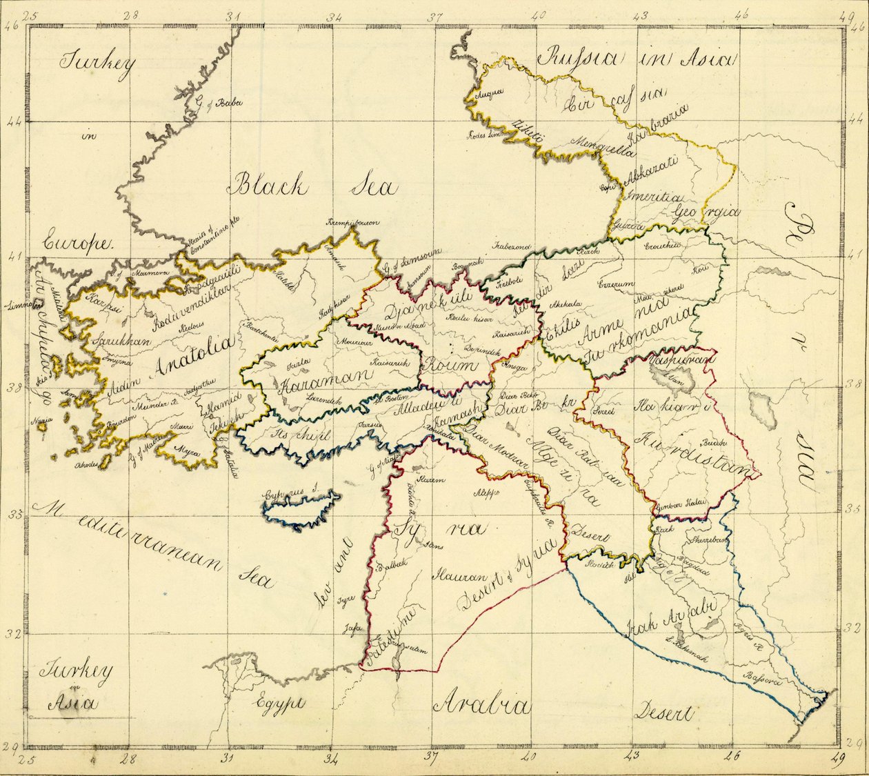 Turquia na Ásia. de Frances Bowen
